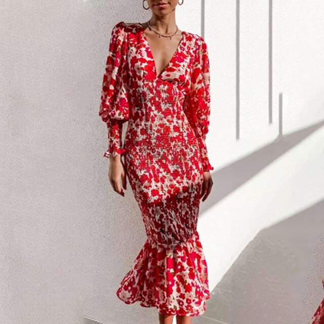 Bequemes - Bedrucktes Sommerkleid für dich