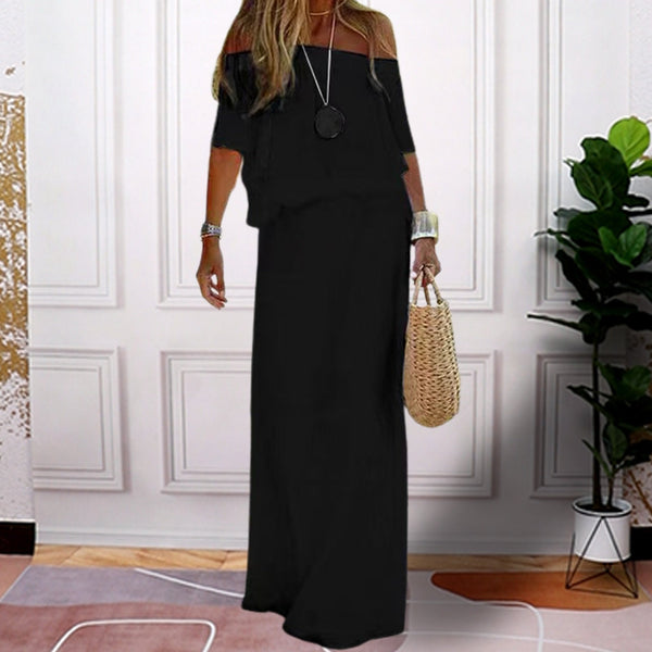 Kuscheliges | Schulterfreies Sommerkleid für Damen für dich
