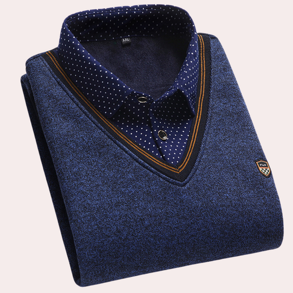 Elegante Herrenpullover mit Kragen
