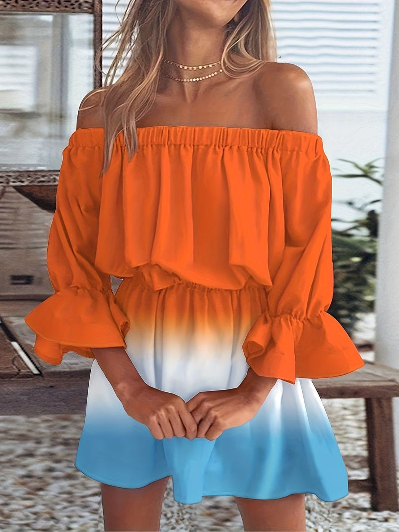 Elegantes Heidi - Ein Schulter Taillenreduzierendes Kleid