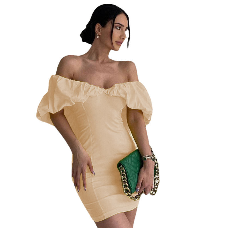 Elegantes Off-Shoulder Bodycon Kleid für Frauen