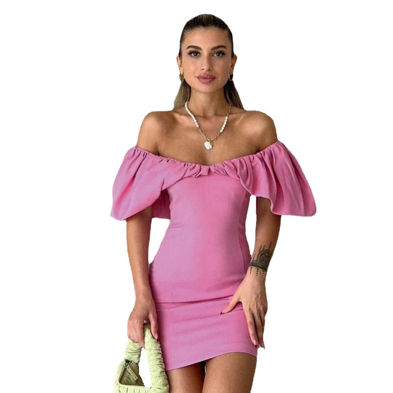 Elegantes Off-Shoulder Bodycon Kleid für Frauen