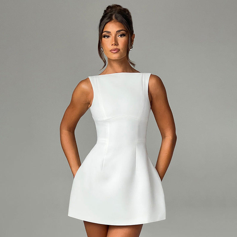 Eleganter Heidi A-Linien Minirock für Damen