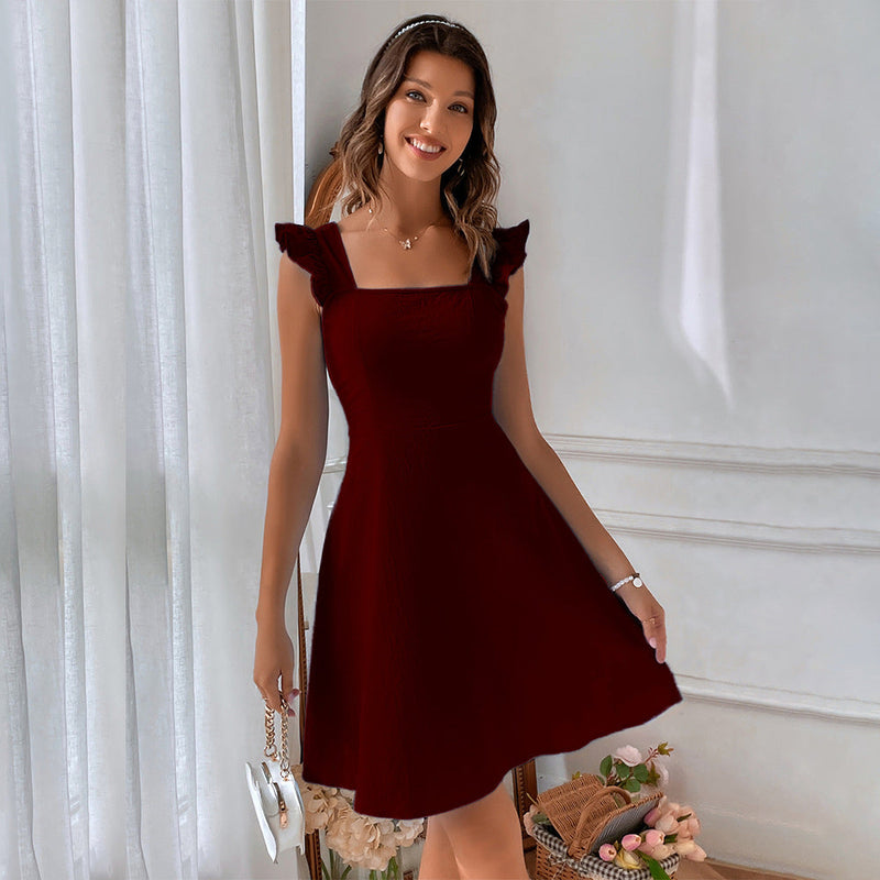 Bequemes Heidi -Temperamentales Pendlerstrandkleid für dich