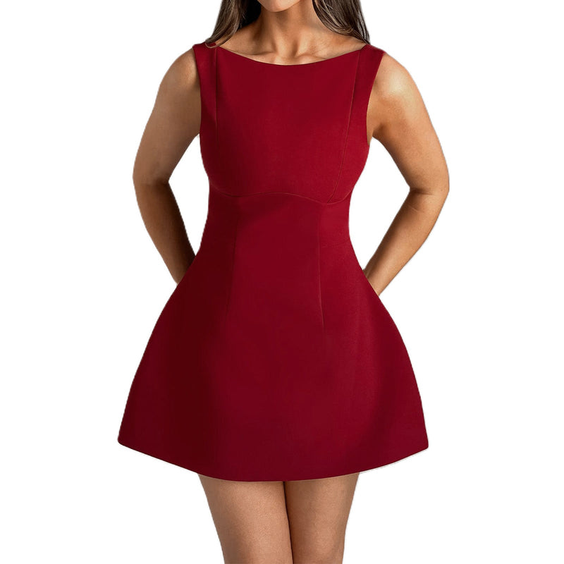 Eleganter Heidi A-Linien Minirock für Damen