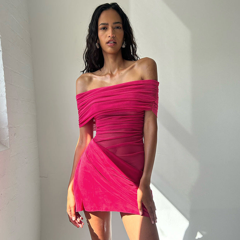 Elegantes Faltenfreies Kleid für besondere Anlässe