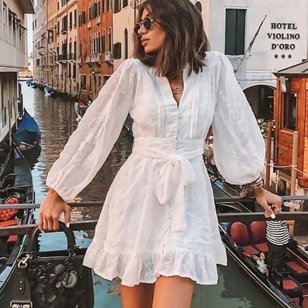 Heidi - Süßes Elegantes Kleid mit Rüschen
