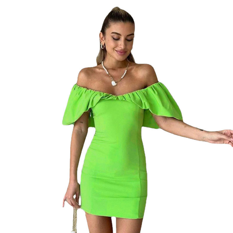 Elegantes Off-Shoulder Bodycon Kleid für Frauen