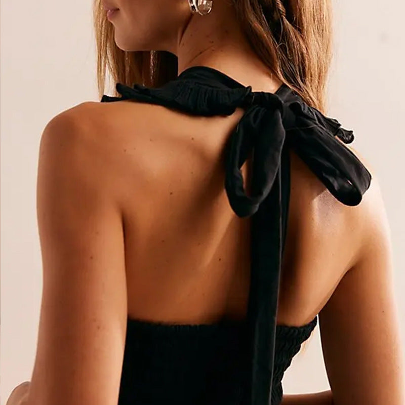 Elegantes Heidi -Spitzenfreie Ärmeloses Rockkleid