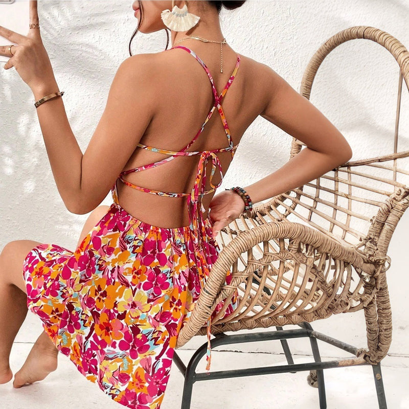 Fröhlicher Floral Rock für den Sommer