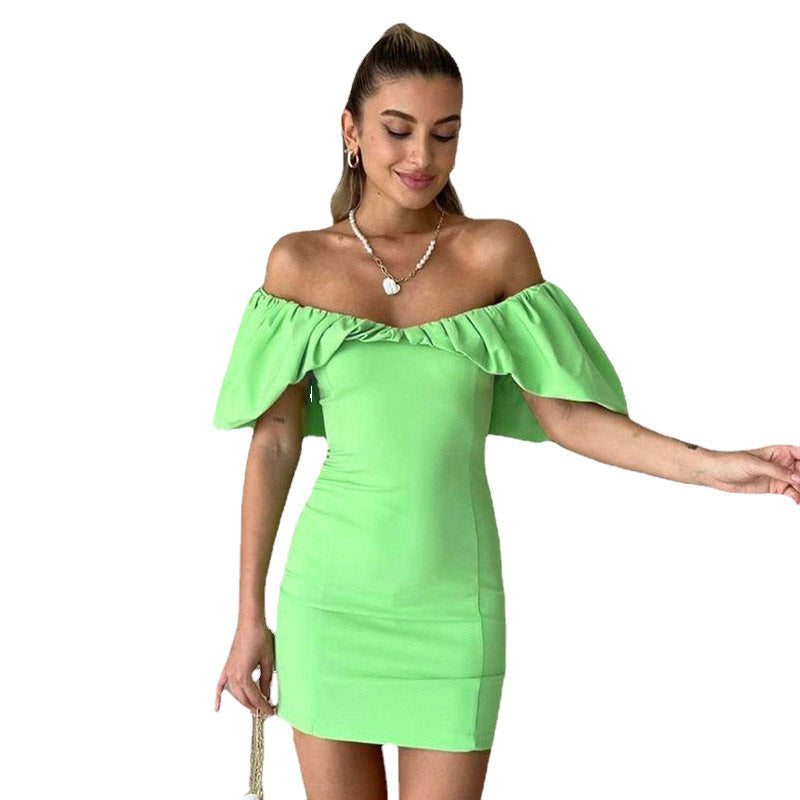 Elegantes Off-Shoulder Bodycon Kleid für Frauen