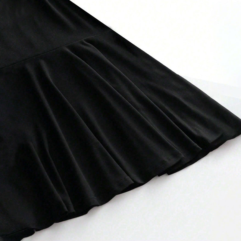 Elegantes Heidi -Schlüsselbein Off-Shoulder Kleid
