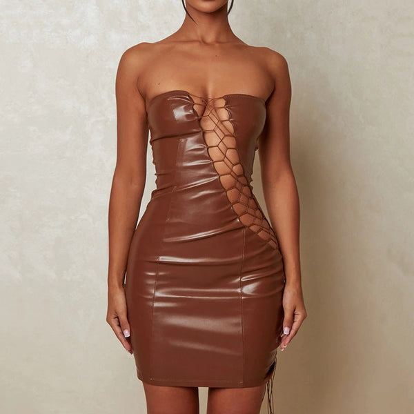 Elegantes Heidi -Taillierter Bodycon Großhandels-Damenkleid