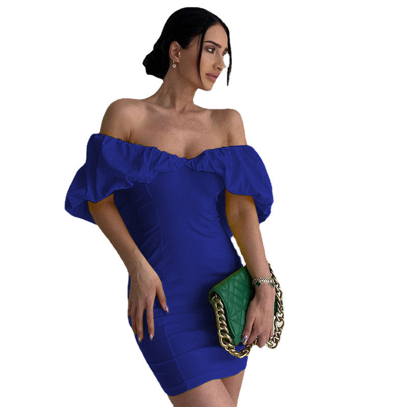 Elegantes Off-Shoulder Bodycon Kleid für Frauen