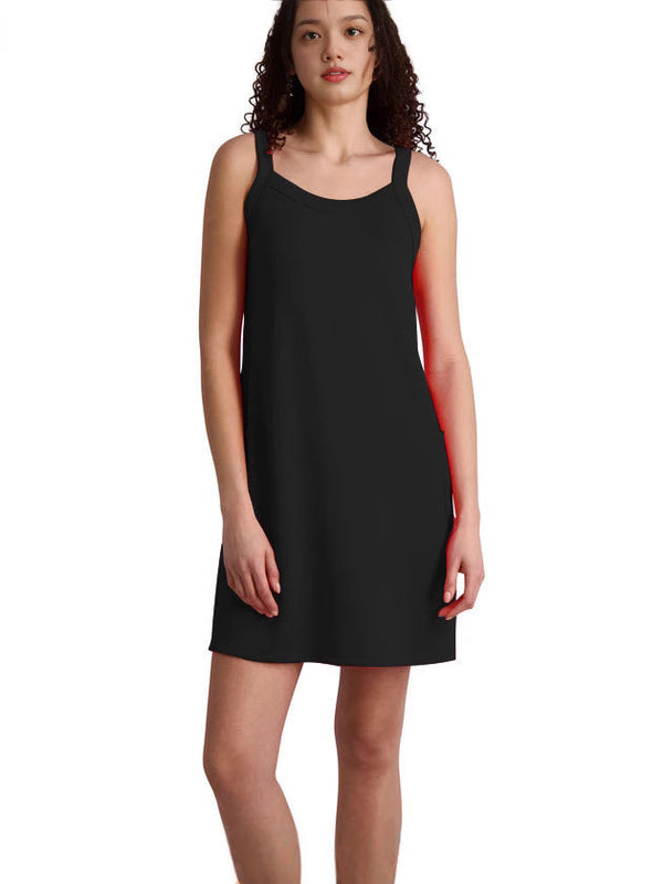 Elegantes Heidi -Französischer Stil Spaghetti-Träger Kleid