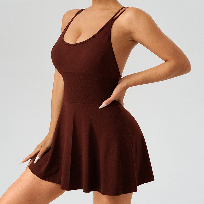 Heidi - Sportliche Bequeme Einteiler Shorts Kleid