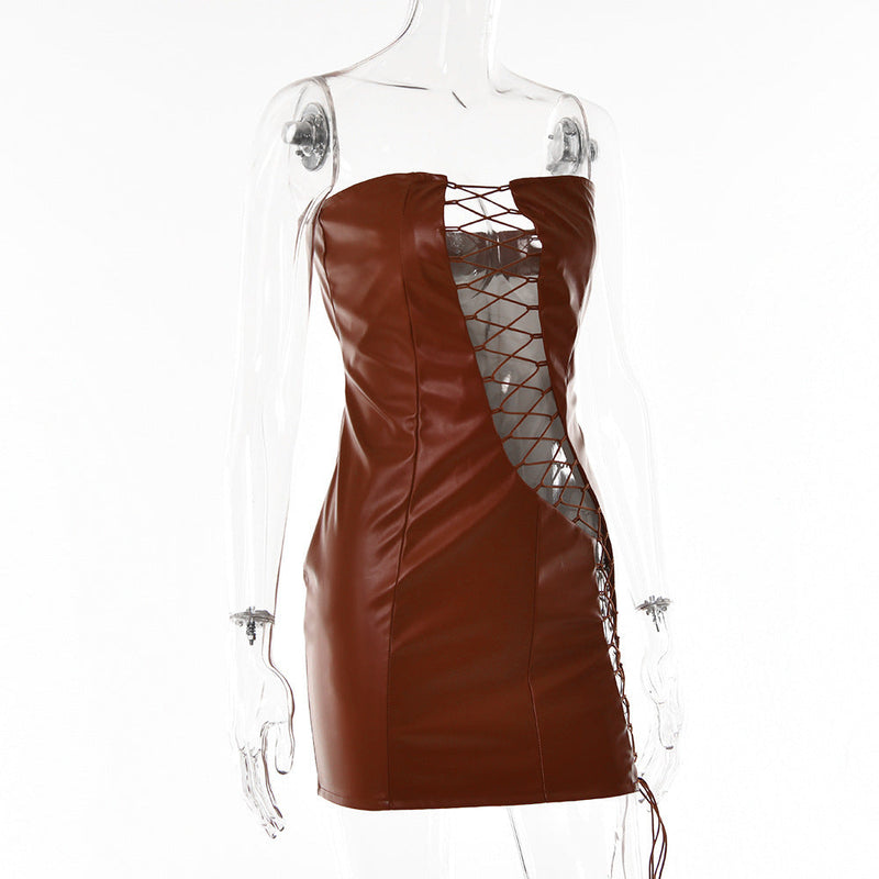 Elegantes Heidi -Taillierter Bodycon Großhandels-Damenkleid