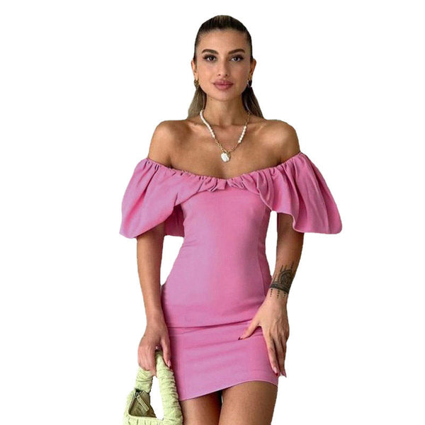 Elegantes Off-Shoulder Bodycon Kleid für Frauen