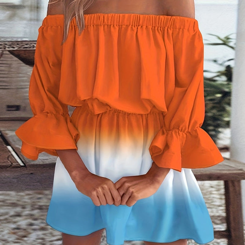 Elegantes Heidi - Ein Schulter Taillenreduzierendes Kleid