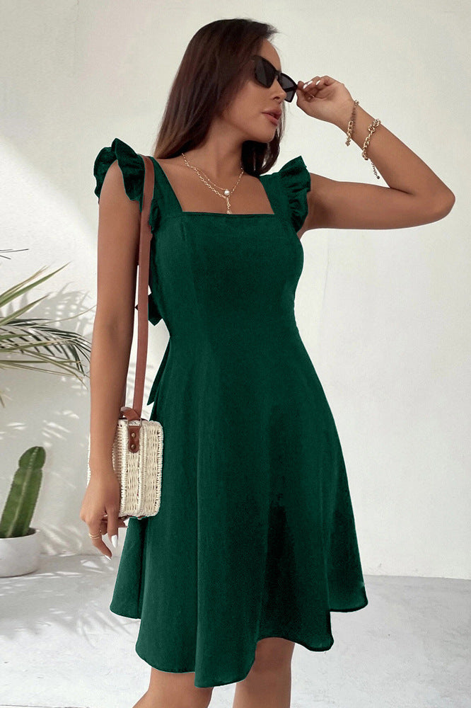 Bequemes Heidi -Temperamentales Pendlerstrandkleid für dich
