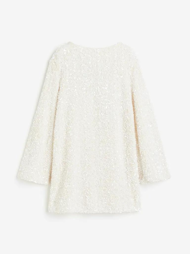 Elegantes Heidi -Mini Festkleid mit Schleifenrücken