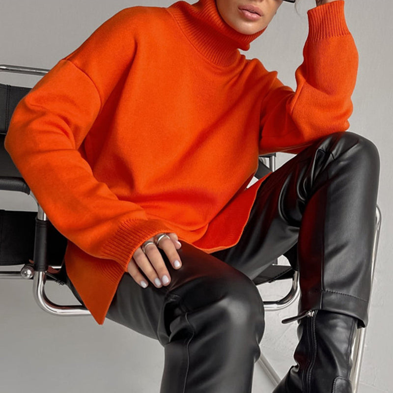 Alya - Modischer Pullover mit Seitenschlitzen