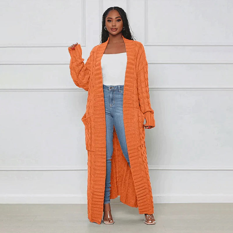 Elegante und warme Strickjacke