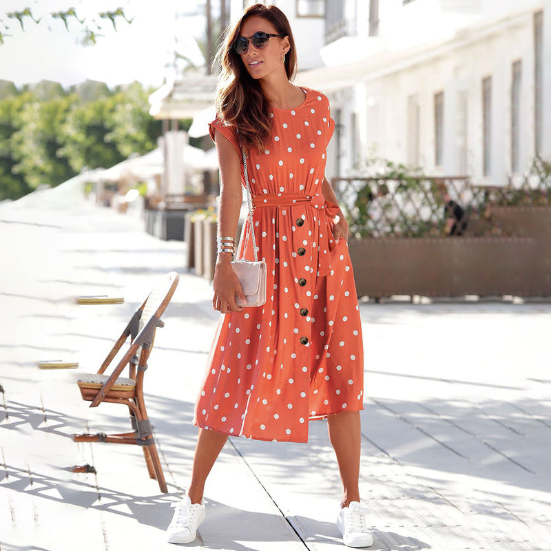 Elegantes und Bequemes Midi-Kleid für den Sommer