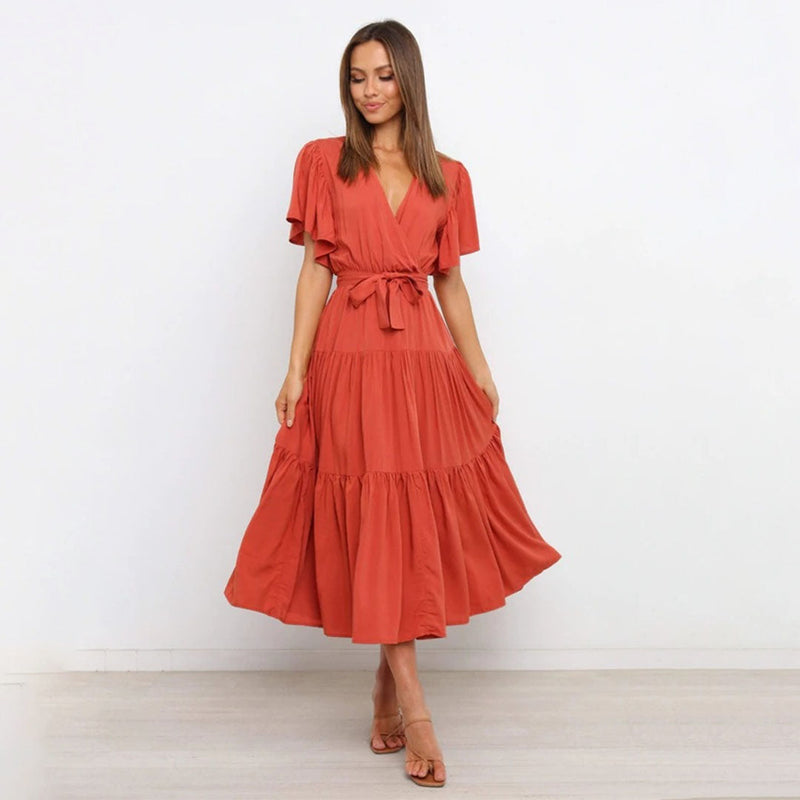 Bequemes, Elegantes Casual-Kleid für Jeden Anlass