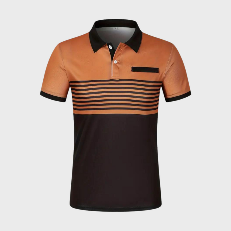 Otha - Gestreiftes Herren Poloshirt