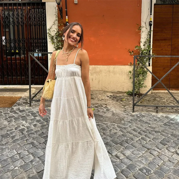 mit Midi-Trägern - Polyester - Sommer