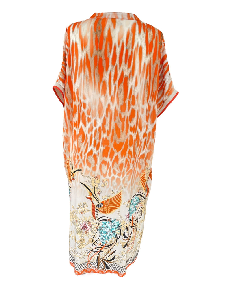 Elegantes Asia Orange Shirt für Kinder