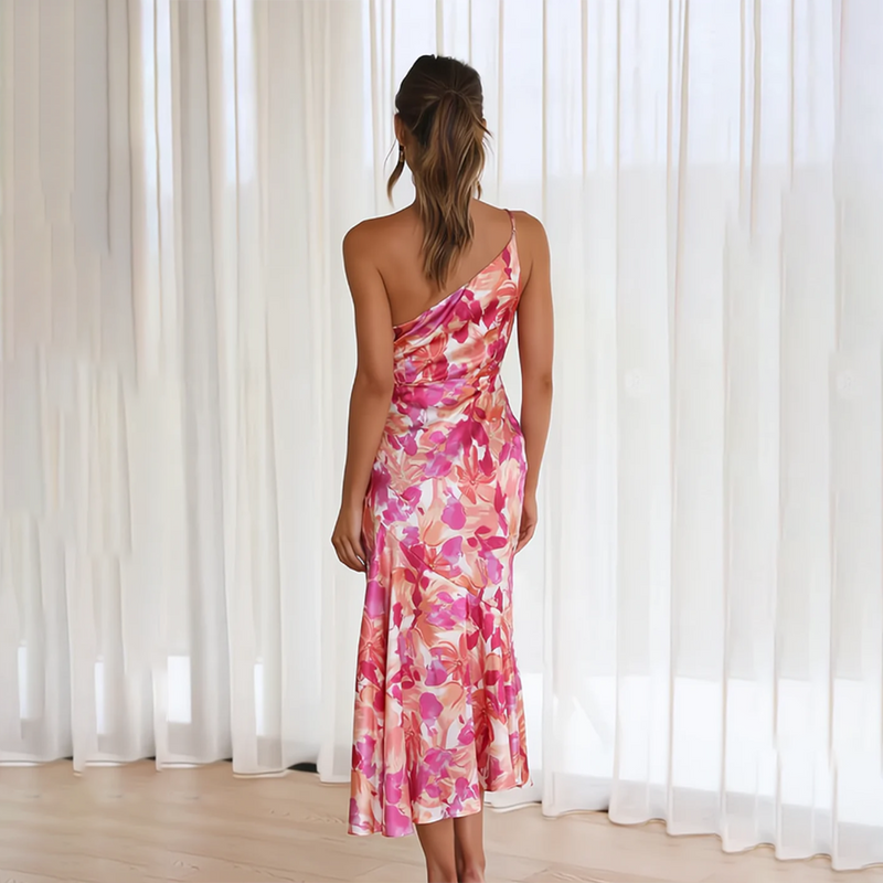 Elegantes Blütenblatt Sommerkleid für besondere Anlässe