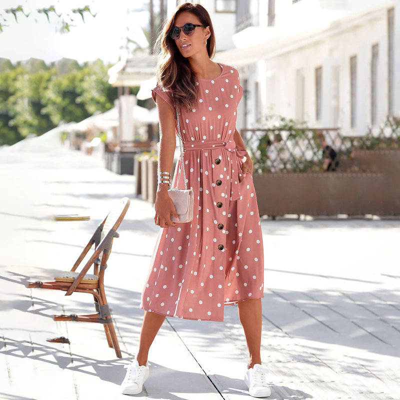 Elegantes und Bequemes Midi-Kleid für den Sommer