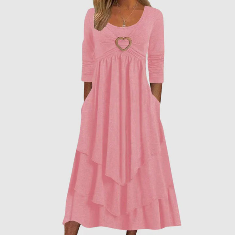Elegante lange Kleid für stilbewusste Frauen