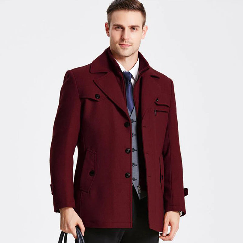 Eleganter und warmer Wintermantel