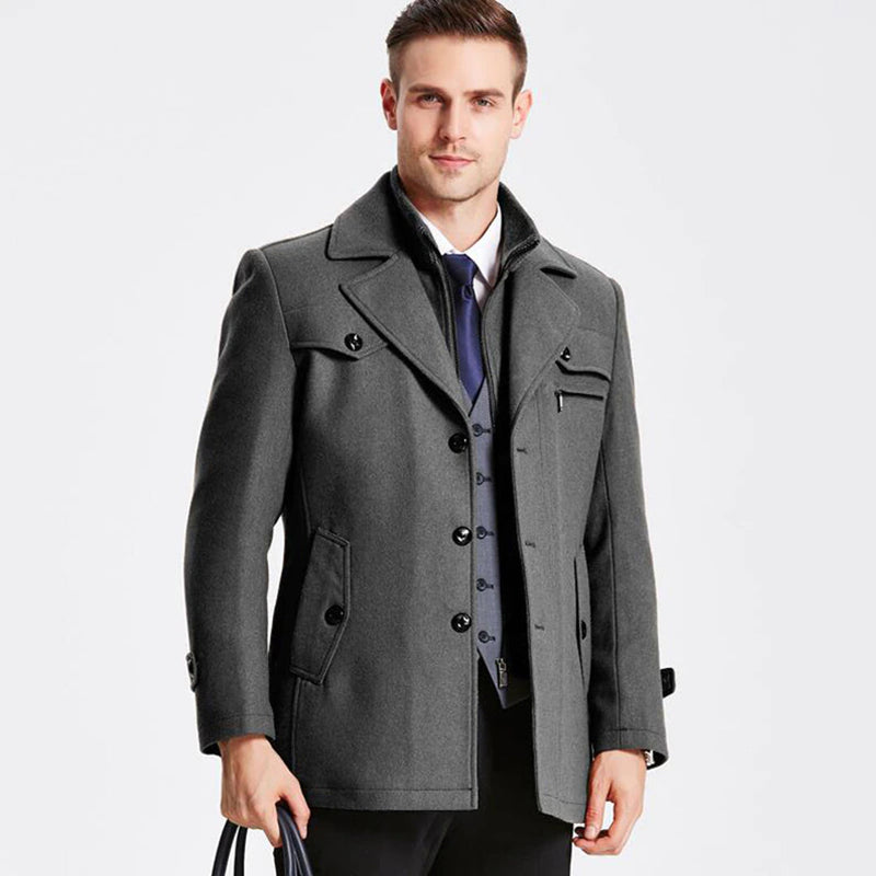 Eleganter und warmer Wintermantel
