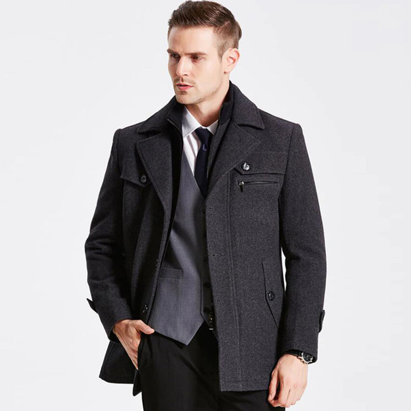 Eleganter und warmer Wintermantel