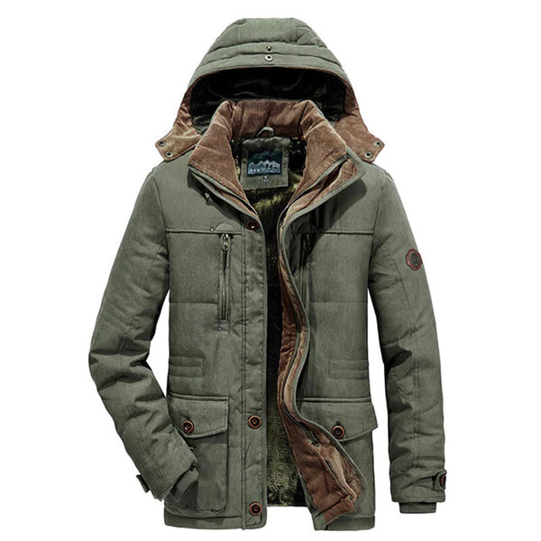 Warme Fleece-Winterjacke für Herren