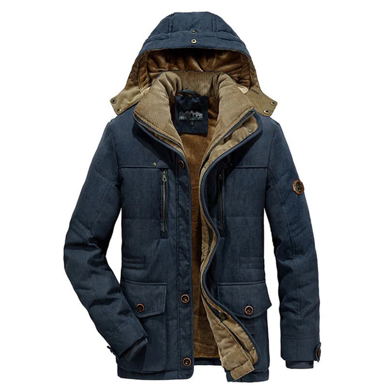 Warme Fleece-Winterjacke für Herren