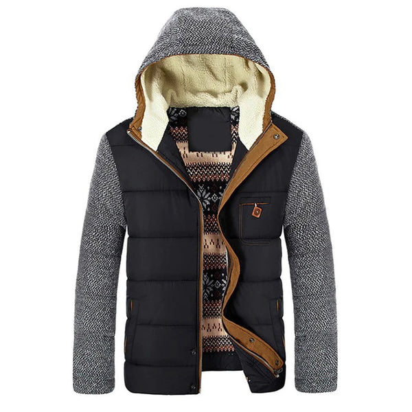 Elegante und warme Winterjacke