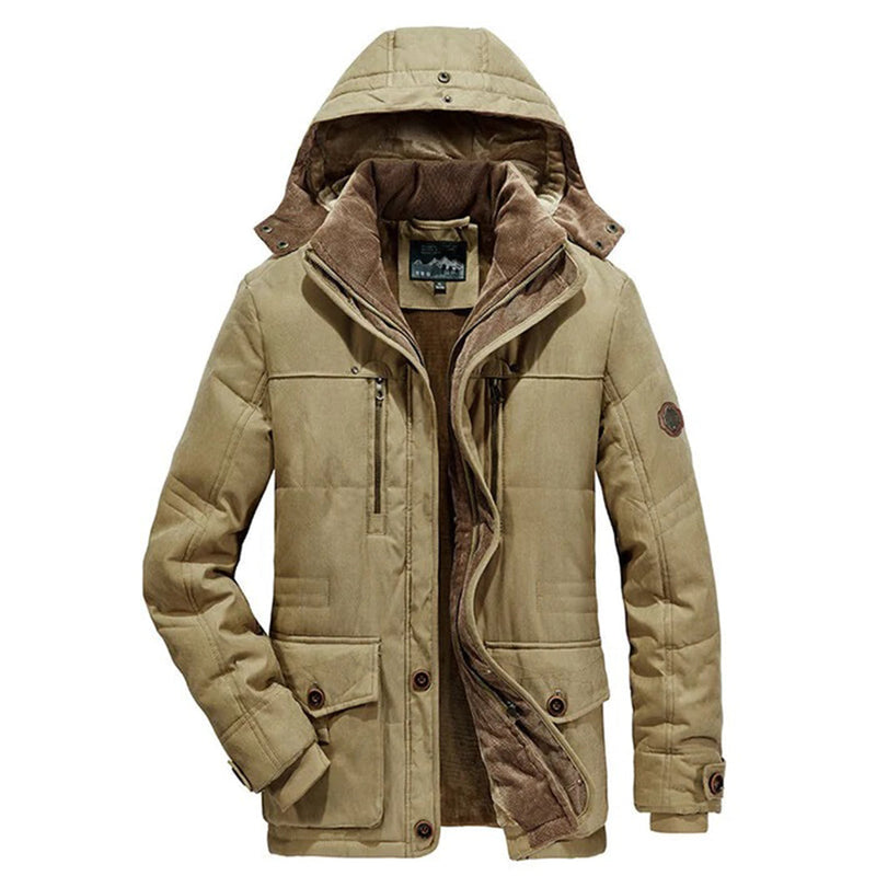 Warme Fleece-Winterjacke für Herren