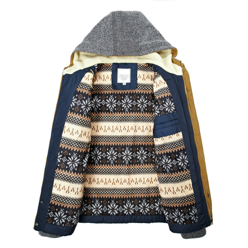 Elegante und warme Winterjacke