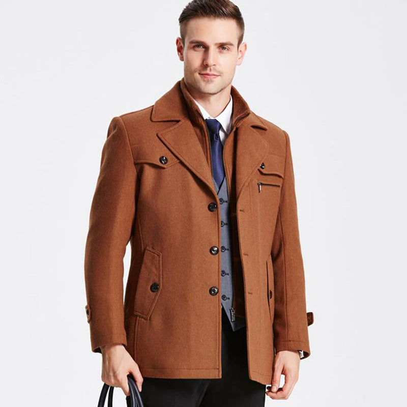 Eleganter und warmer Wintermantel