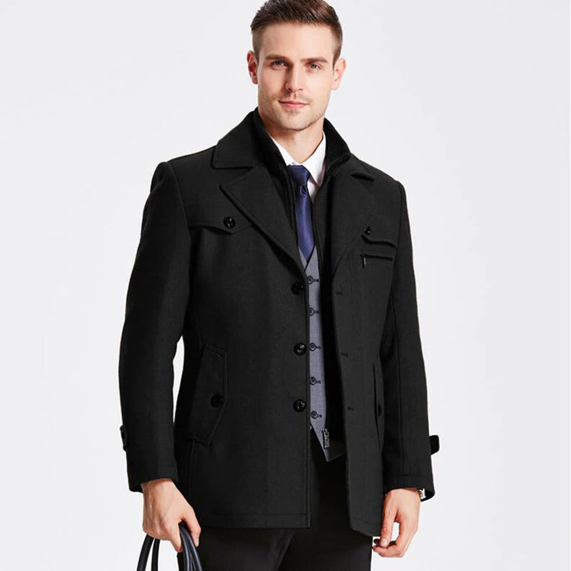 Eleganter und warmer Wintermantel