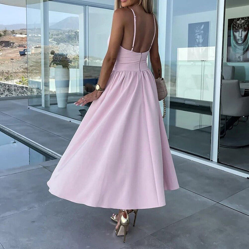 Elegantes Midi-Kleid für jeden Anlass mit Komfort
