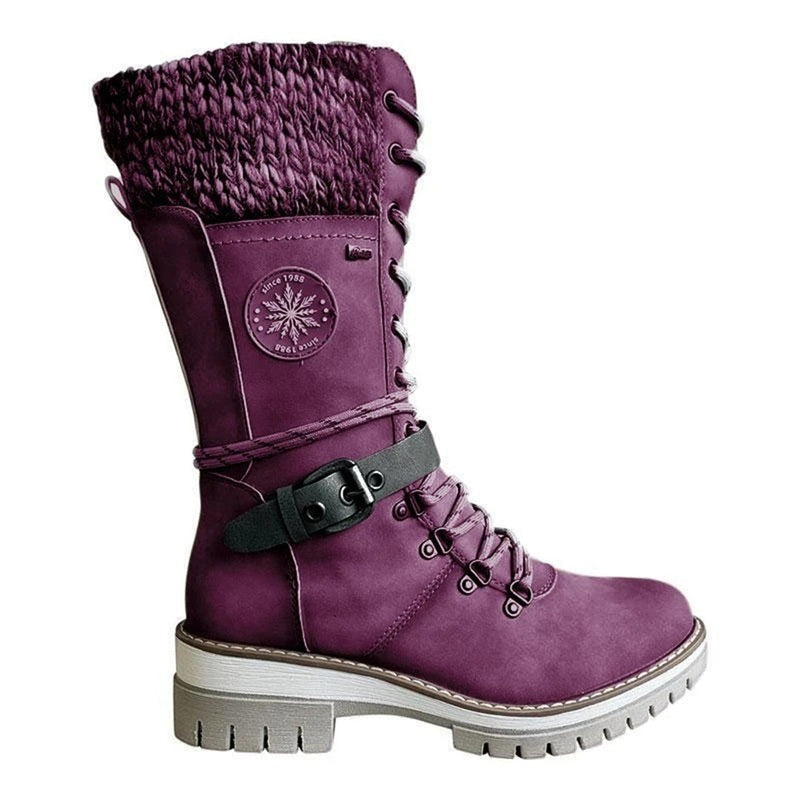 Elegante und bequeme lachsfarbene Stiefel für jeden Anlass