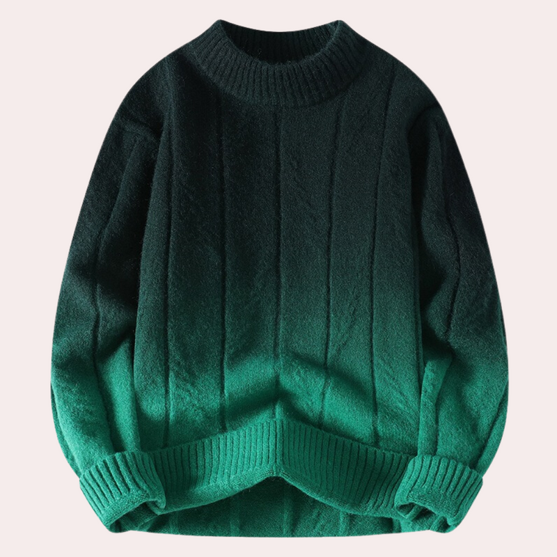 Bequemer Gradient Pullover für Herren
