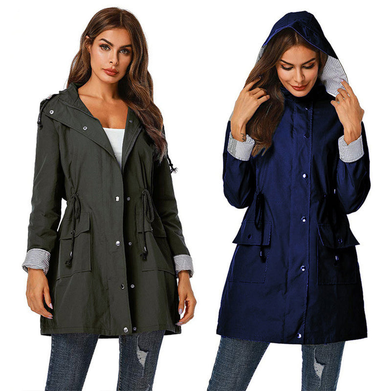 Elegante und winddichte Damenjacke