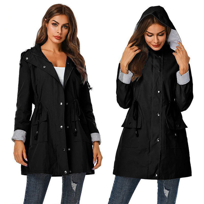 Elegante und winddichte Damenjacke